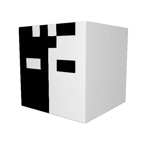 gewesenzone Minecraft avatar head, 3D render