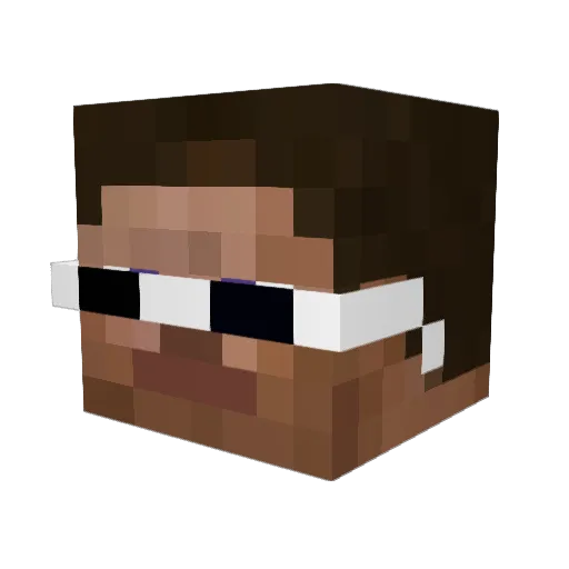 gewoon_lasse Minecraft avatar head, 3D render