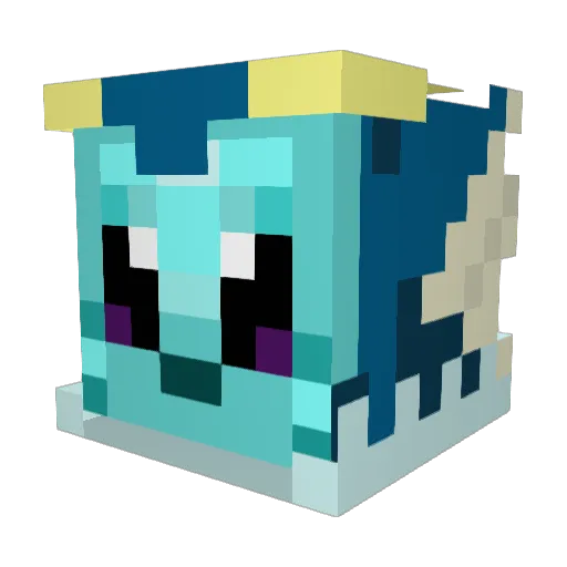 gewoonshadi Minecraft avatar head, 3D render
