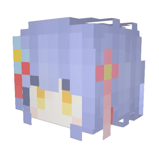 geyi999 Minecraft avatar head, 3D render