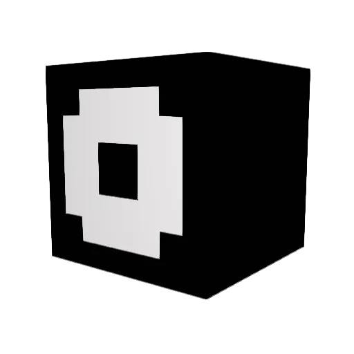 gezaru Minecraft avatar head, 3D render