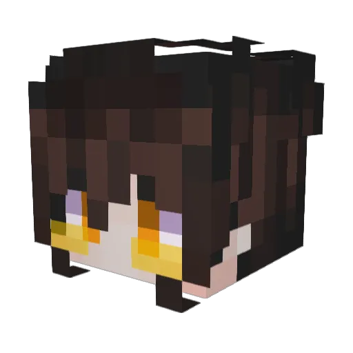 gf_Gefest Minecraft avatar head, 3D render