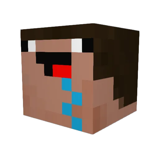 gfab2005 Minecraft avatar head, 3D render
