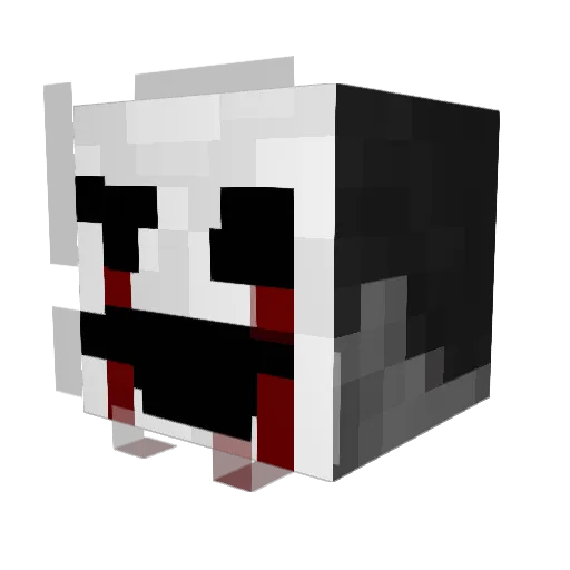 gfhdx Minecraft avatar head, 3D render