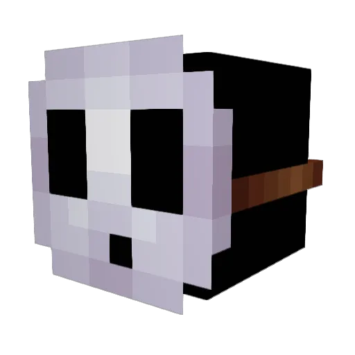 gfidiot Minecraft avatar head, 3D render