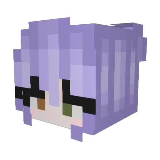 gfjokfgdjknbfdj Minecraft avatar head, 3D render