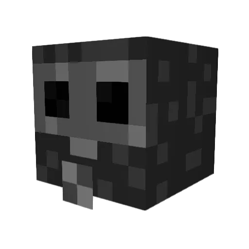 gfleck01 Minecraft avatar head, 3D render