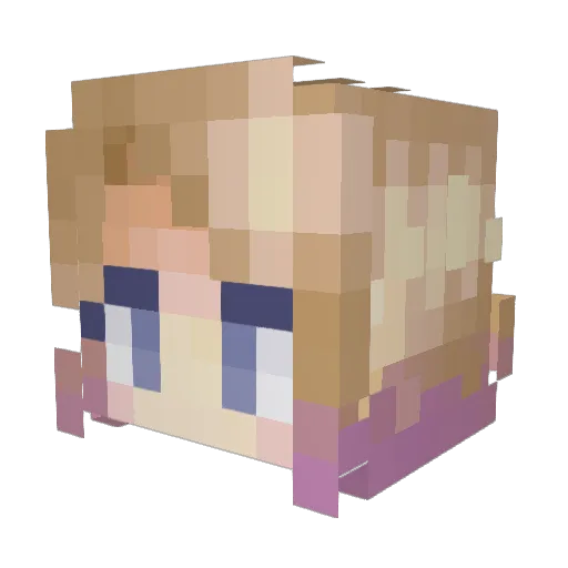 gfotybucks Minecraft avatar head, 3D render