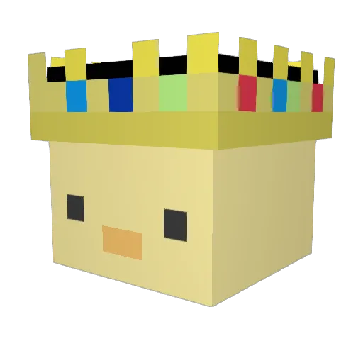 gg200810 Minecraft avatar head, 3D render
