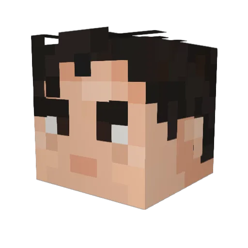 ggHailz Minecraft avatar head, 3D render