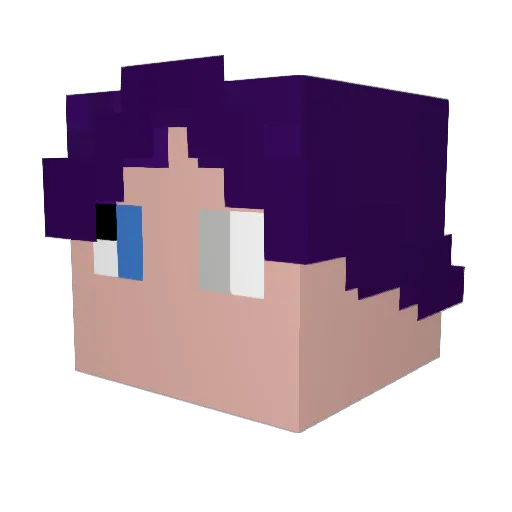 ggRatcho_ Minecraft avatar head, 3D render