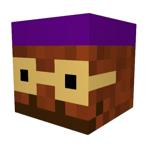 ggSlammed Minecraft avatar head, 3D render