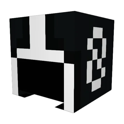 gg_Abyss Minecraft avatar head, 3D render
