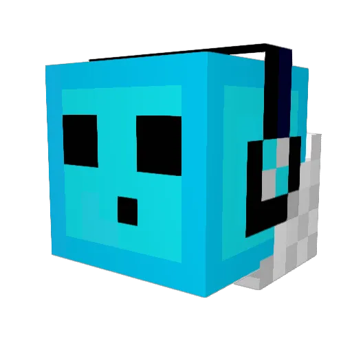 gg_sora Minecraft avatar head, 3D render