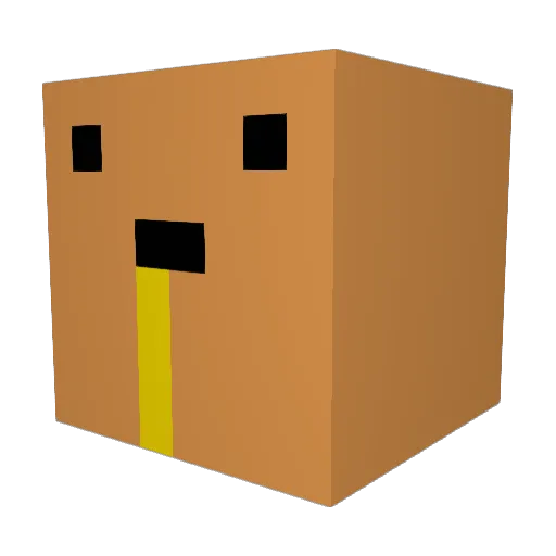 ggaptop777 Minecraft avatar head, 3D render