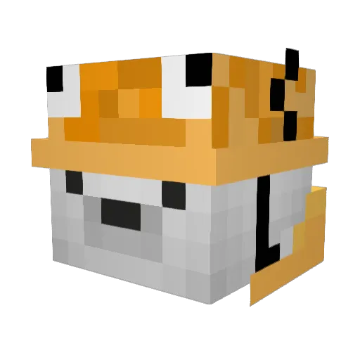 ggbe5835 Minecraft avatar head, 3D render