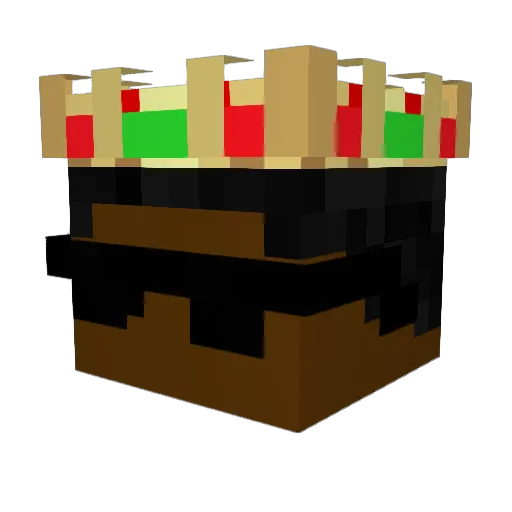 ggboler Minecraft avatar head, 3D render