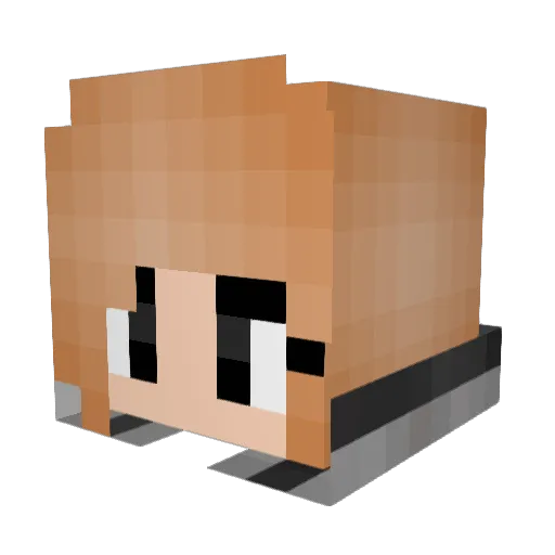 ggdionne Minecraft avatar head, 3D render