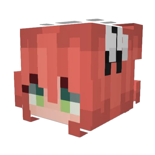 ggdotlol Minecraft avatar head, 3D render