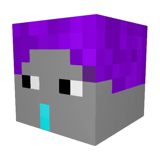 gggaming187 Minecraft avatar head, 3D render
