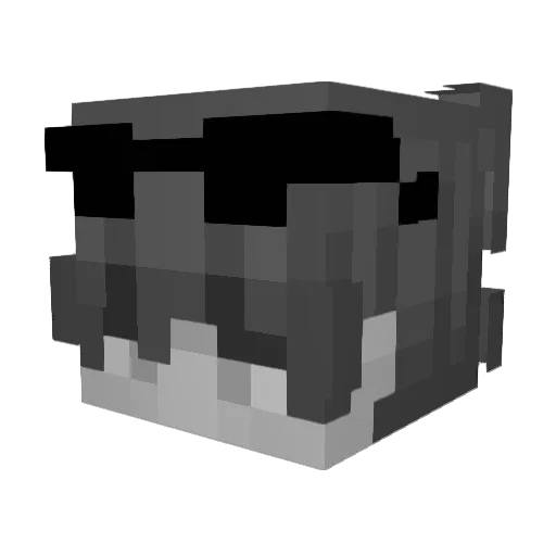 gggruj3vski Minecraft avatar head, 3D render