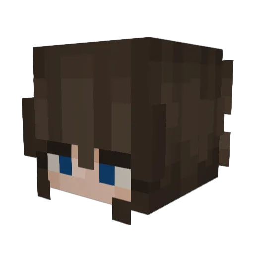 ggguh_ Minecraft avatar head, 3D render