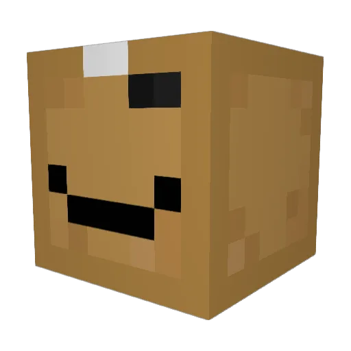 gghihelloe Minecraft avatar head, 3D render