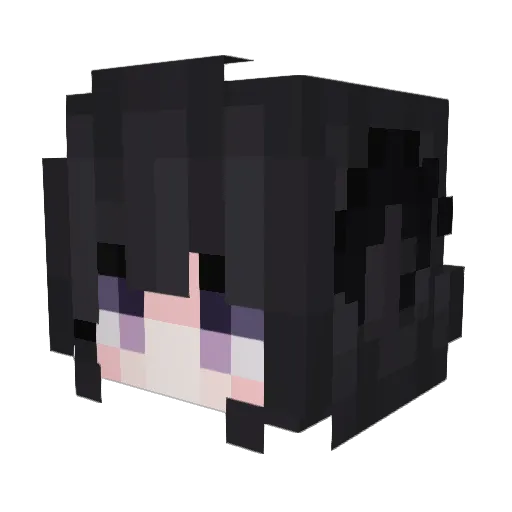 gghomie Minecraft avatar head, 3D render