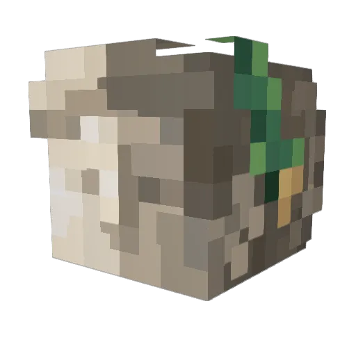 ggnob Minecraft avatar head, 3D render