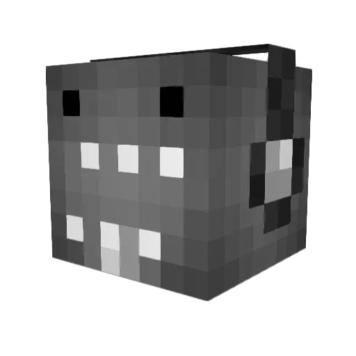 ggobg Minecraft avatar head, 3D render