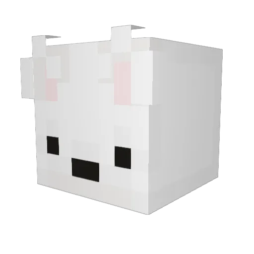 ggozil Minecraft avatar head, 3D render