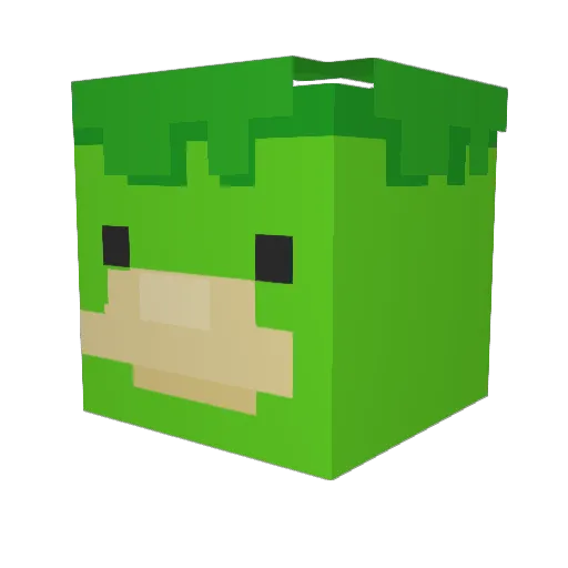 ggr8ce Minecraft avatar head, 3D render
