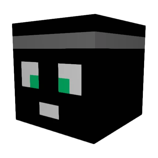 ggrabo Minecraft avatar head, 3D render