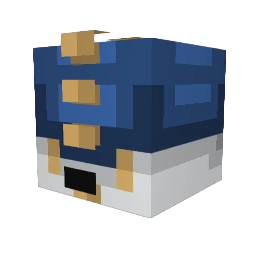 ggrames1 Minecraft avatar head, 3D render