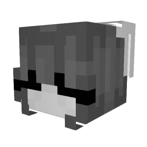 ggrapiee Minecraft avatar head, 3D render