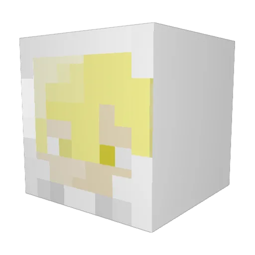 ggreese Minecraft avatar head, 3D render