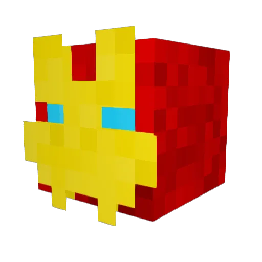 ggrell4 Minecraft avatar head, 3D render