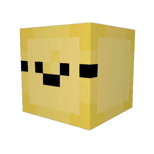 ggrgn Minecraft avatar head, 3D render