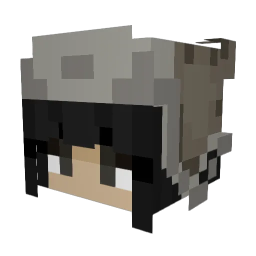 ggsglamis Minecraft avatar head, 3D render
