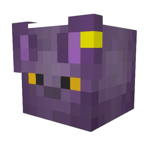 ggxV135 Minecraft avatar head, 3D render