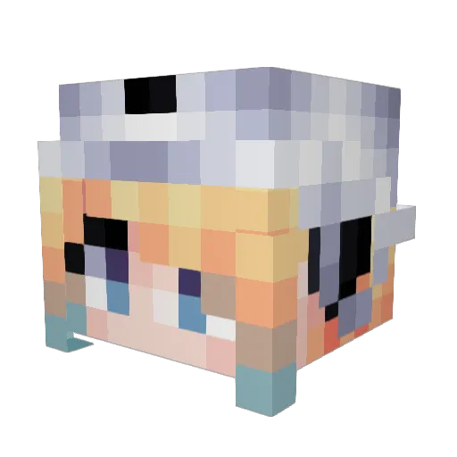 ggyo303 Minecraft avatar head, 3D render
