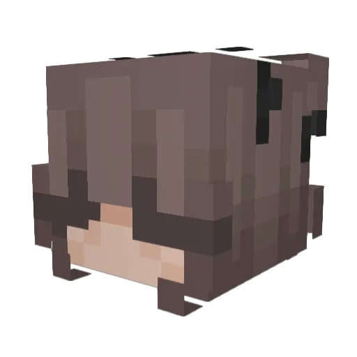 ggyoulost Minecraft avatar head, 3D render