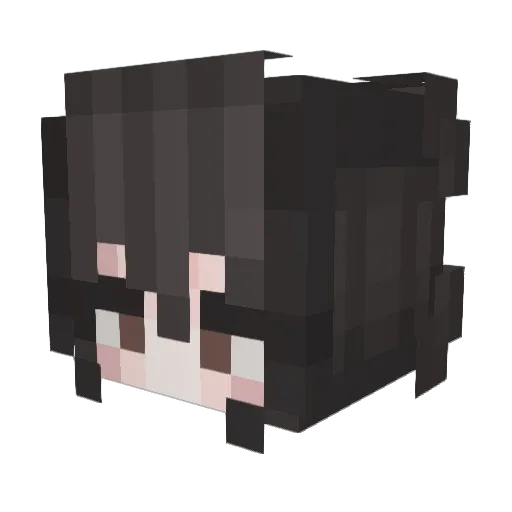 gh0st3e3e Minecraft avatar head, 3D render