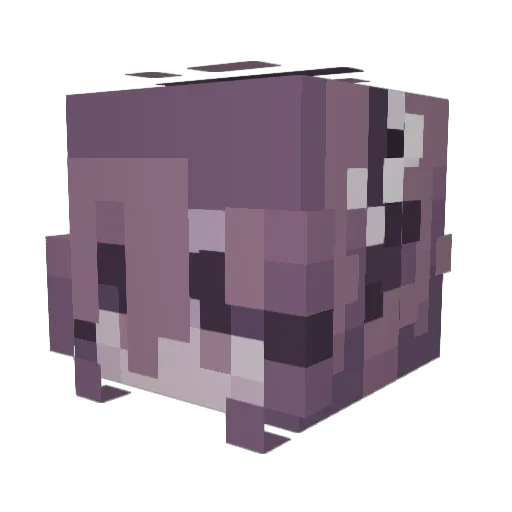 gh0st_yay Minecraft avatar head, 3D render