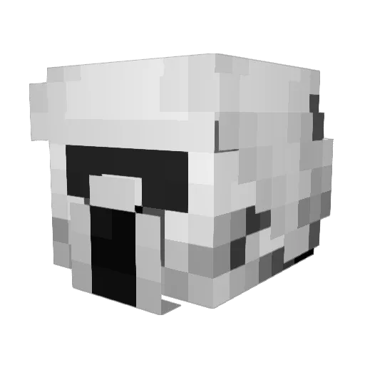 gh0stc1pher Minecraft avatar head, 3D render