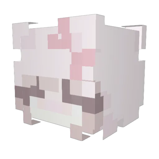 gh0stgf_ Minecraft avatar head, 3D render
