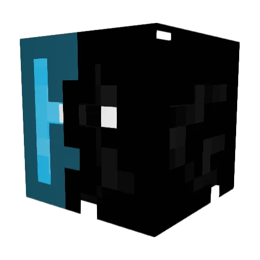 gh0stly0n3 Minecraft avatar head, 3D render
