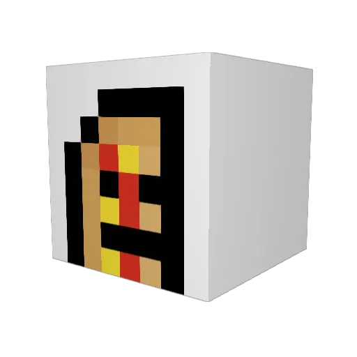 gh0stmeat Minecraft avatar head, 3D render
