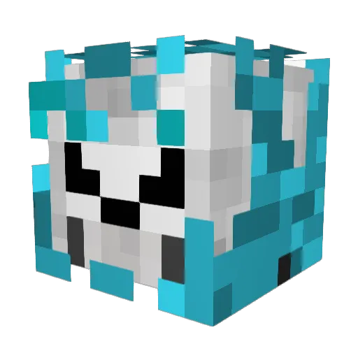 gh0strider007 Minecraft avatar head, 3D render