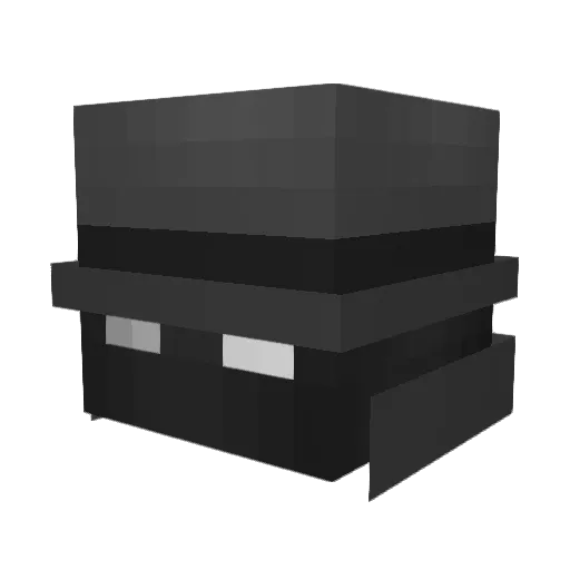 gh0stz2 Minecraft avatar head, 3D render